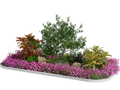 现代户外花坛花草花卉景观园艺小品