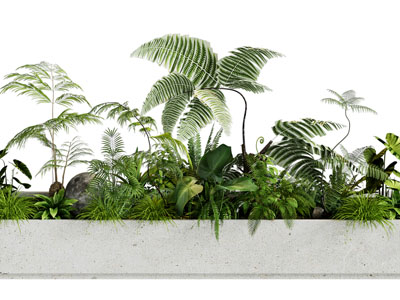 现代户外花坛花池花草植物景观小品