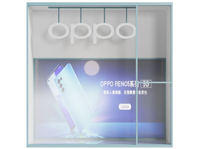 现代手机橱窗