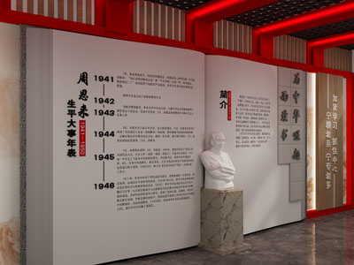 现代周恩来展厅展览