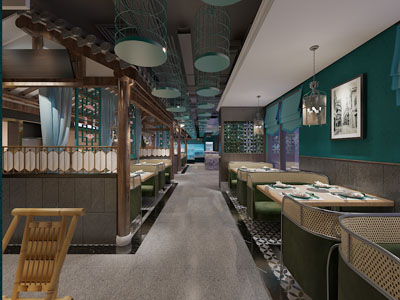 新中式饭店餐馆