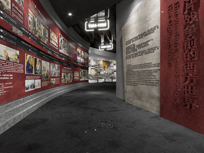 现代展厅展览
