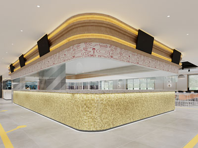 现代饭店餐馆