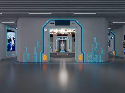 现代航空展厅展览