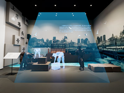 现代展厅展览