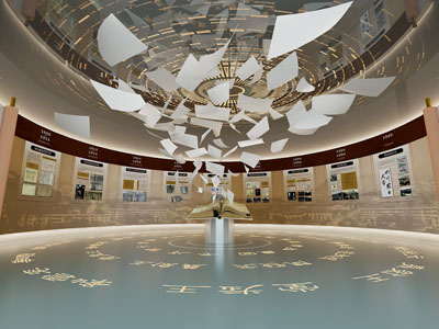 现代展厅展览