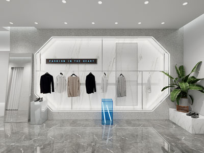 现代服装专卖店