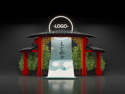 新中式展厅展览 美陈