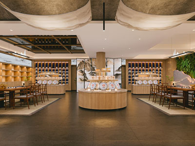 新中式茶叶专卖店 茶馆