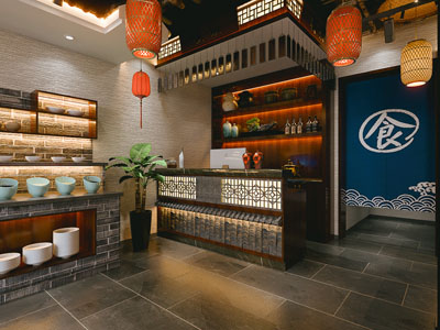 新中式饭店餐馆