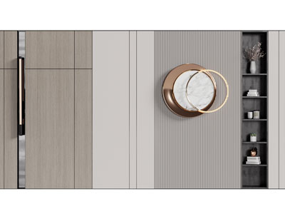 新中式背景墙