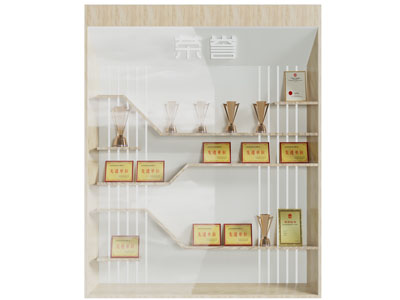 现代荣誉背景墙 展示墙