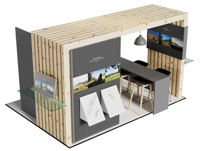 现代商场展区展览