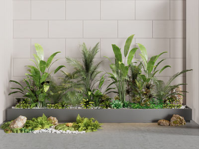 现代室内花草植物景观园艺小品
