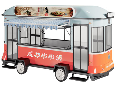 现代小吃摊 售卖车