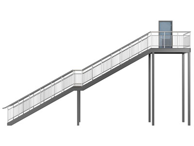 工业风loft楼梯