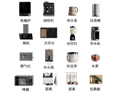 现代厨房电器