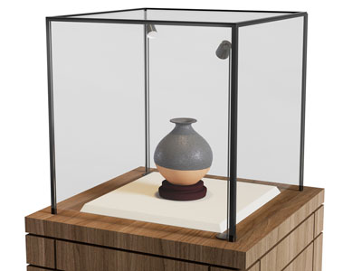 现代陶瓷器皿展柜 展台