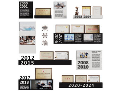 现代奖状 奖章荣誉背景墙