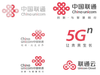 现代联通LOGO 标识 商标 指示牌