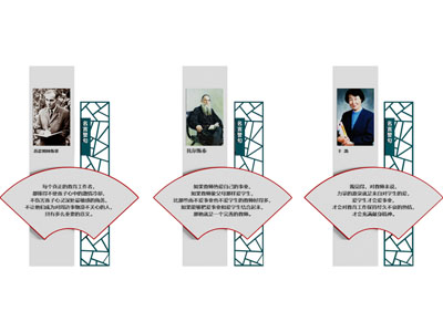 现代校园科学家教室文化墙