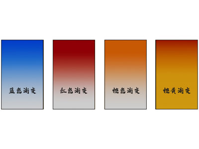 现代广告灯箱 渐变色灯箱