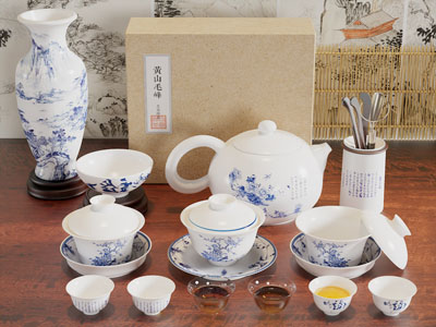 新中式陶瓷茶壶 茶杯 花瓶 茶具杯子