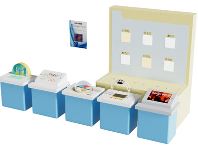 现代展示台 展示墙 教学用具