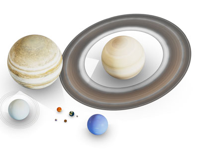 现代星球 星星摆件组合