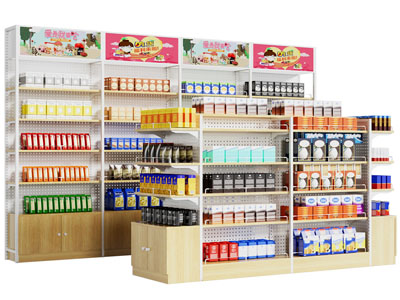 现代超市货架 展柜