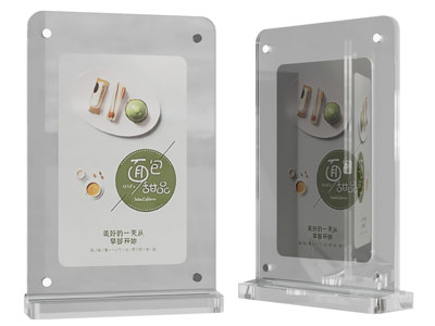 现代亚克力台卡 广告牌 桌牌 展示牌