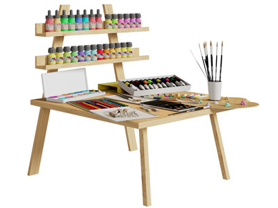 现代颜料 画笔 美术用品