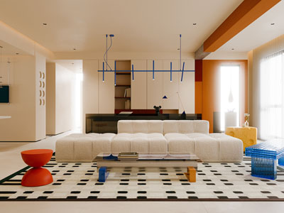现代多巴胺客厅