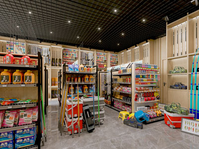 现代渔具专卖店