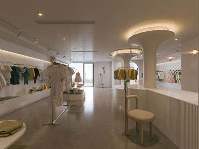 侘寂风服装专卖店