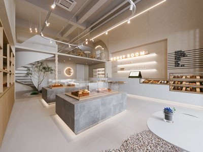 侘寂风烘焙店