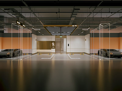 工业风loft停车场
