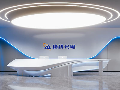 现代公司大厅前台接待