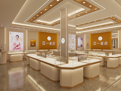 现代珠宝首饰专卖店