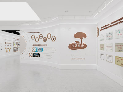 现代企业展厅展览