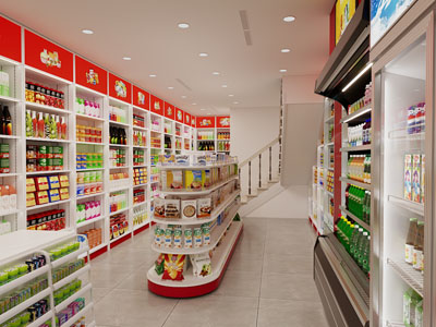 现代零食专卖店 百货超市 便利店