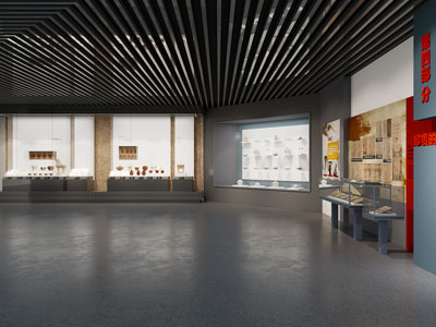 现代展厅展览