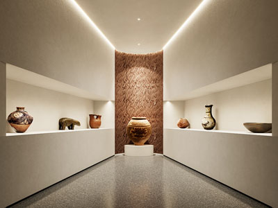 现代陶艺陶器展厅展览