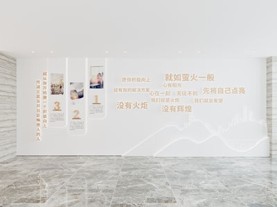 现代企业文化墙