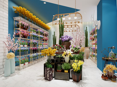 现代花店