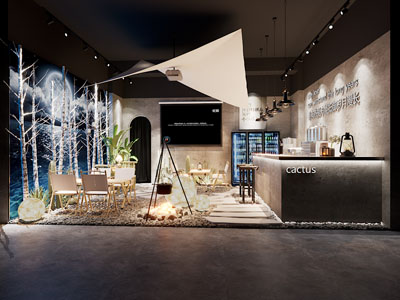 工业风loft营地饭店餐馆