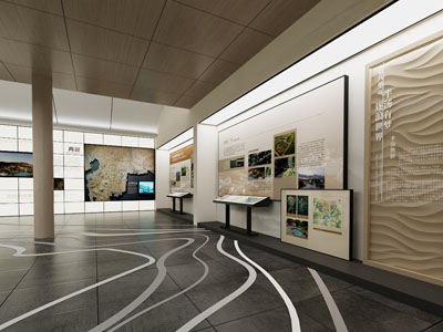 现代展厅展览