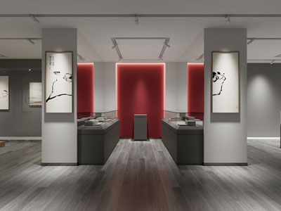 新中式画展 文物展厅