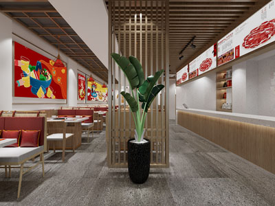 新中式火锅店 饭店餐馆