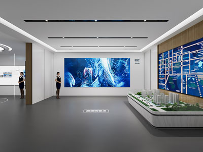 现代售楼处展厅
